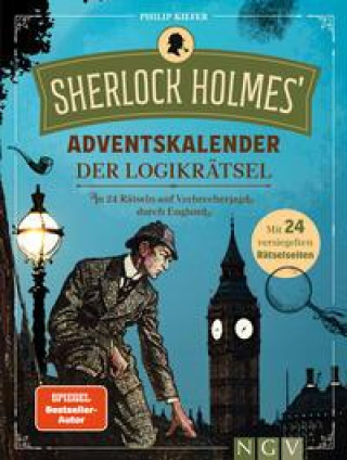 Carte Sherlock Holmes' Adventskalender der Logikrätsel Philip Kiefer