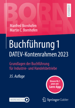 Knjiga Buchführung 1 DATEV-Kontenrahmen 2023 Martin C. Bornhofen
