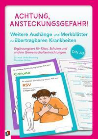 Tiskovina Achtung, Ansteckungsgefahr! ? Weitere Aushänge und Merkblätter zu übertragbaren Krankheiten 