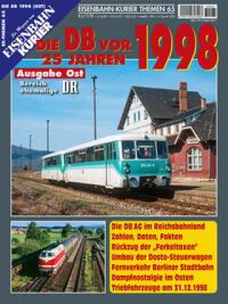 Könyv Die DB vor 25 Jahren - 1998 Ausgabe Ost 