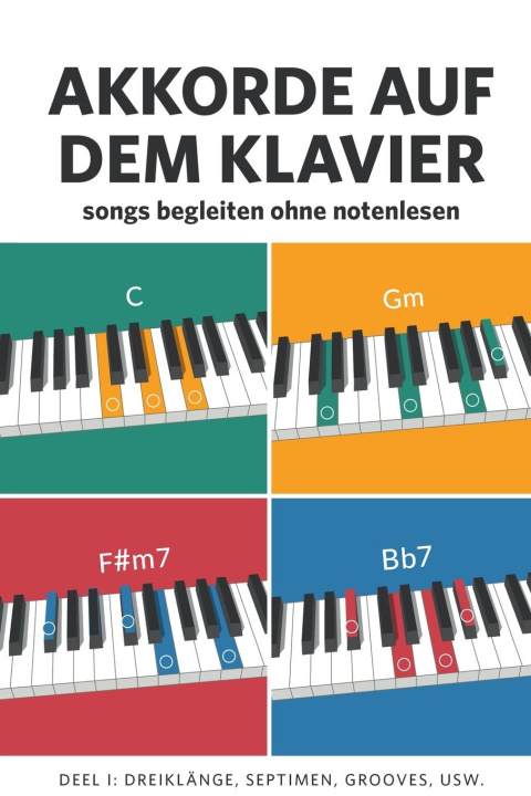 Knjiga Akkorde auf dem Klavier Tijs Krammer