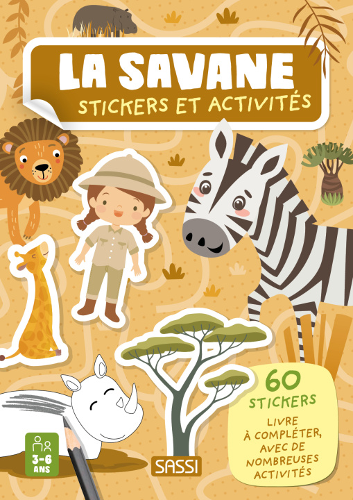 Knjiga La savane. Stickers et activités 