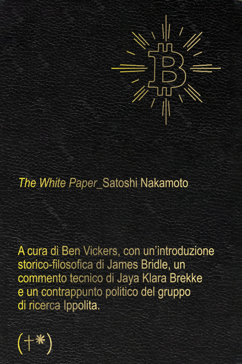Kniha White paper Satoshi Nakamoto