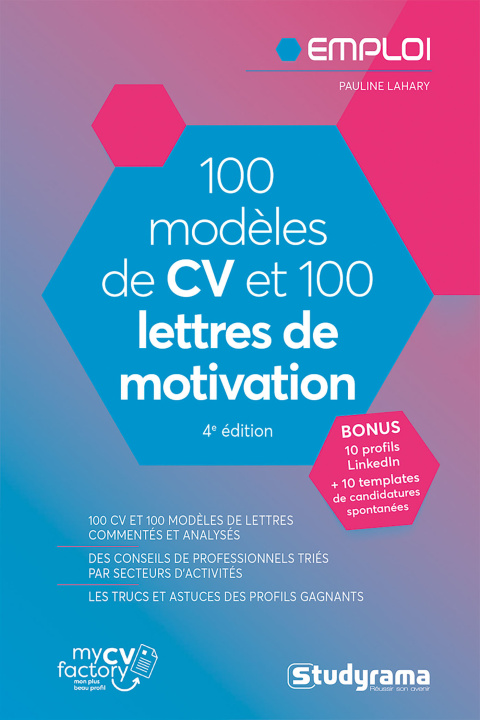 Knjiga 100 modèles de CV et 100 lettres de motivation Lahary