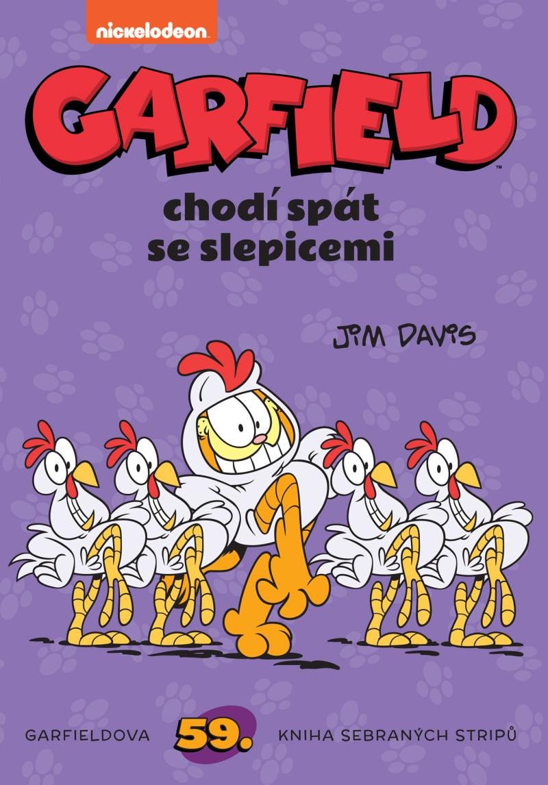 Book Garfield Garfield chodí spát se slepicemi (č. 59) Jim Davis