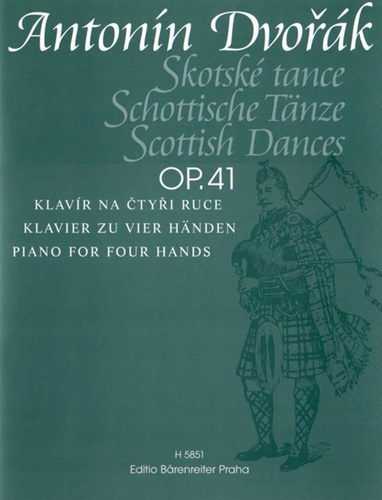 Книга Skotské tance op. 41 Antonín Dvořák