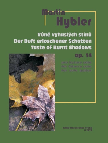 Libro Vůně vyhaslých stínů op. 14 Martin Hybler