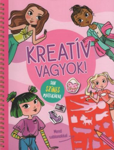 Книга Kreatív vagyok! - Sok színes matricával (divat) 