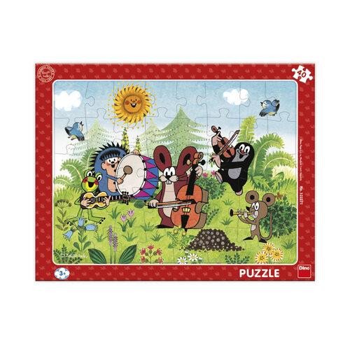 Hra/Hračka Deskové puzzle Krtek a kapela 40 dílků 