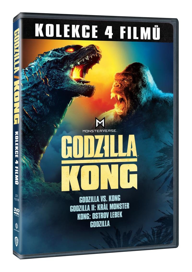Filmek Godzilla a Kong kolekce (4DVD) 