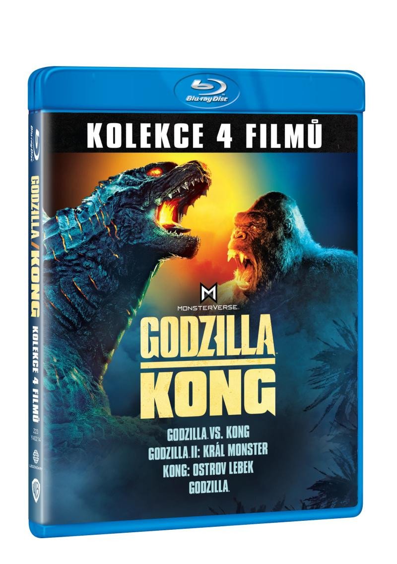 Wideo Godzilla a Kong kolekce (4x Blu-ray) 