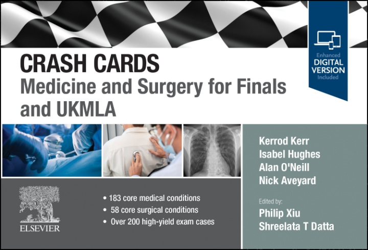Hra/Hračka Crash Cards: Medicine and Surgery for Finals and UKMLA Kerrod Kerr