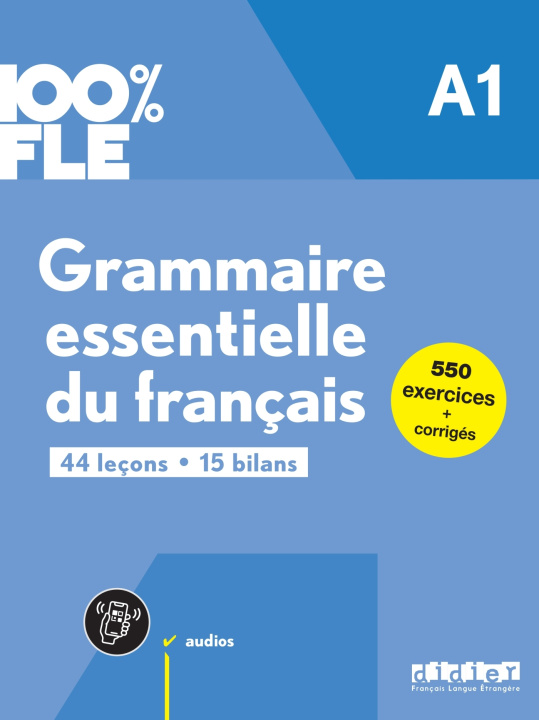 Książka Grammaire essentielle du francais A1 - livre + didierfle.app 
