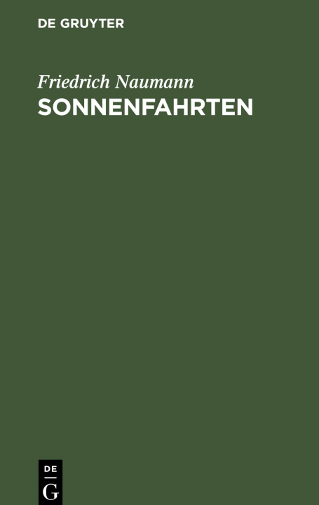 Könyv Sonnenfahrten 