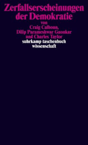 Kniha Zerfallserscheinungen der Demokratie Dilip Parameshwar Gaonkar