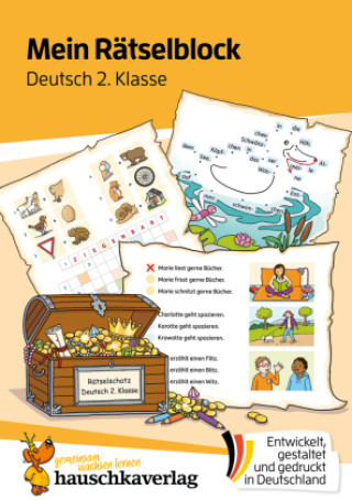 Carte Mein Rätselblock Deutsch 2. Klasse Melanie Rhauderwiek