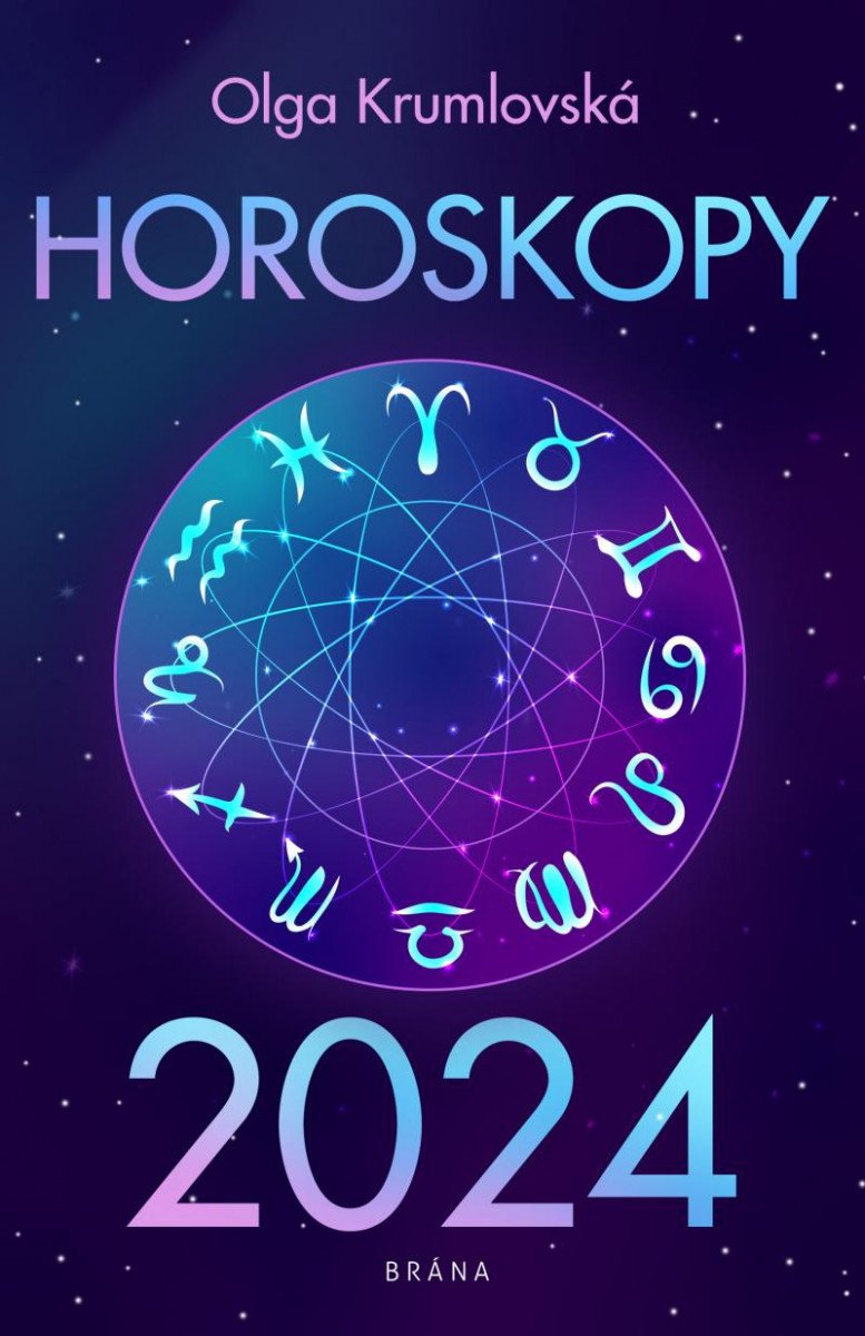 Knjiga Horoskopy 2024 Olga Krumlovská