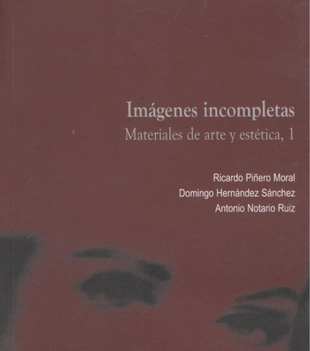 Könyv Imágenes incompletas.materiales de arte y estética RICARDO PIÑEIRO