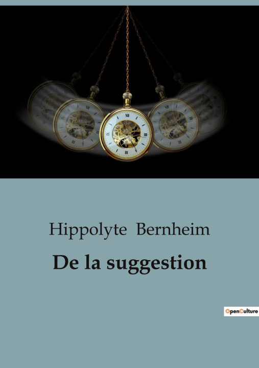 Book De la suggestion Bernheim