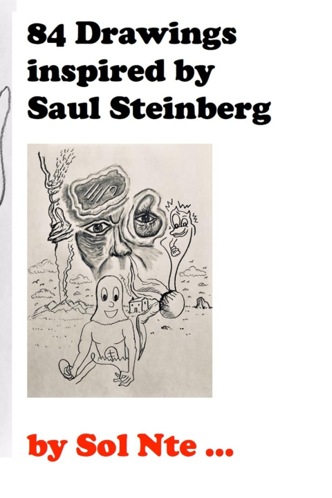 Könyv 84 Drawings inspired by Saul Steinberg 