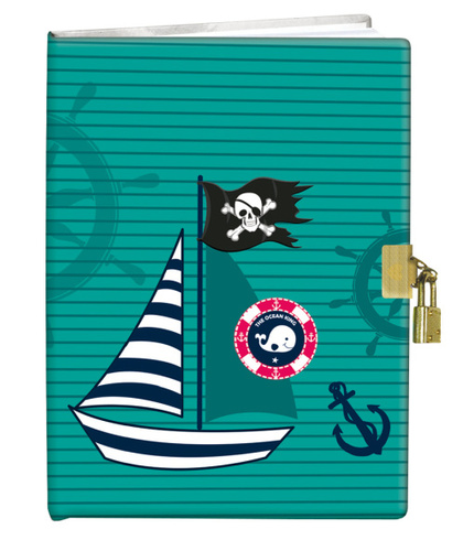 Carte Památník se zámkem Ocean Pirate 