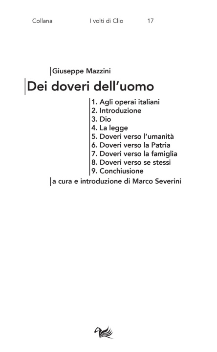 Kniha Dei doveri dell'uomo Giuseppe Mazzini
