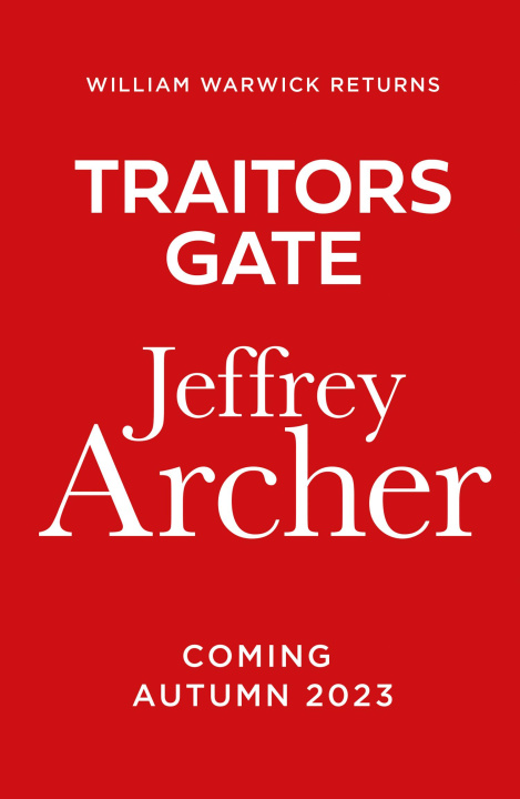 Kniha Traitors Gate Jeffrey Archer