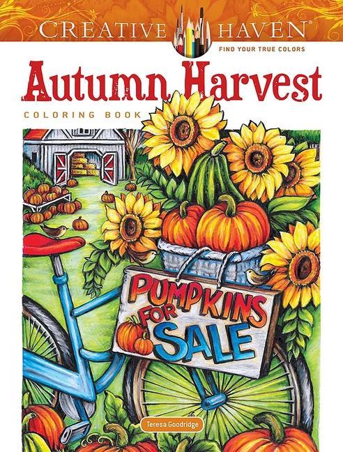 Knjiga Creative Haven Autumn Harvest Coloring Book Teresa Goodridge