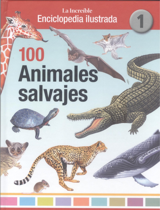 Książka 100 Animales salvajes 