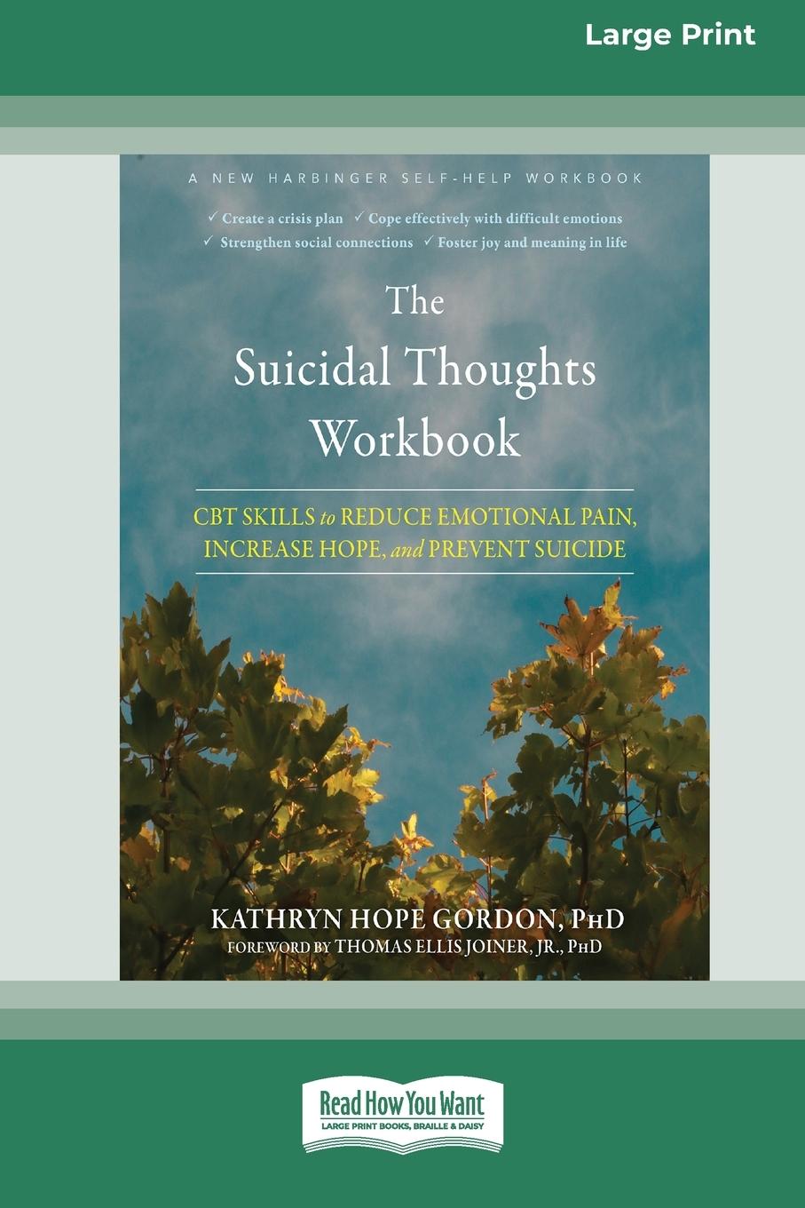 Knjiga The Suicidal Thoughts Workbook Kathryn Hope Gordon