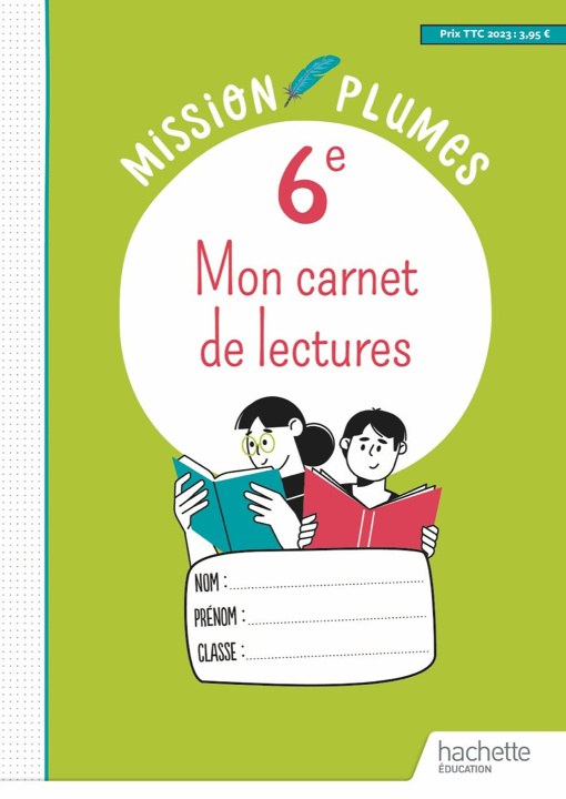 Carte Mon Carnet de lectures 6e - Cahier élève - Ed. 2023 Céline Walkowiak