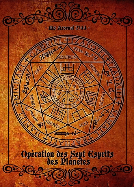 Livro Opération des Sept Esprits des Planètes SEGOUIN