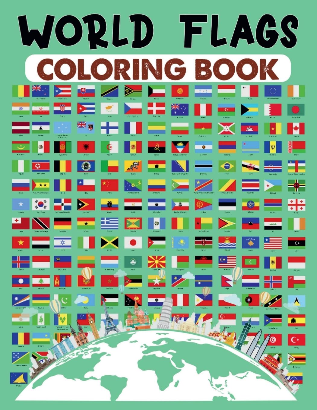 Carte Word Flags Coloring Book 
