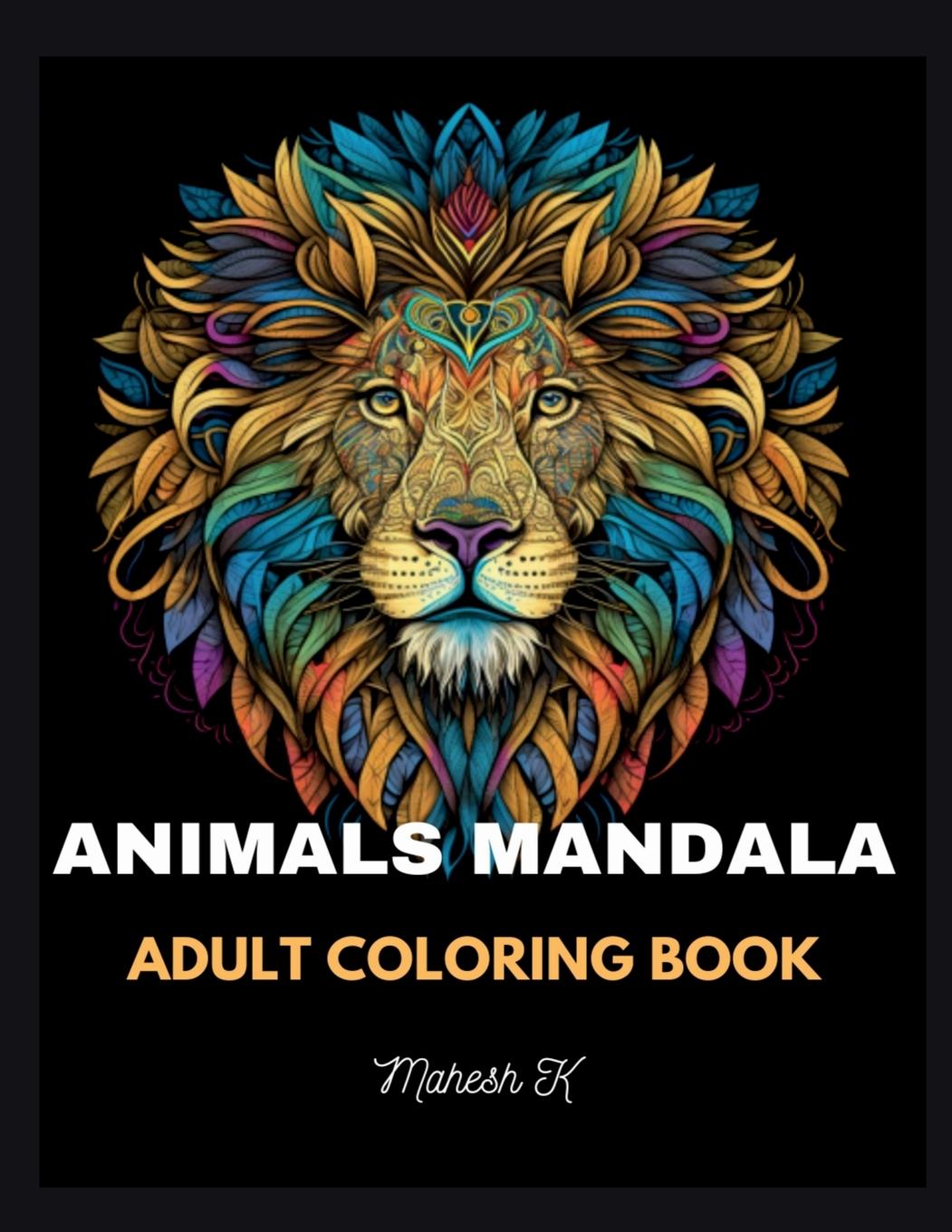 Knjiga ANIMALS MANDALA Mahesh K
