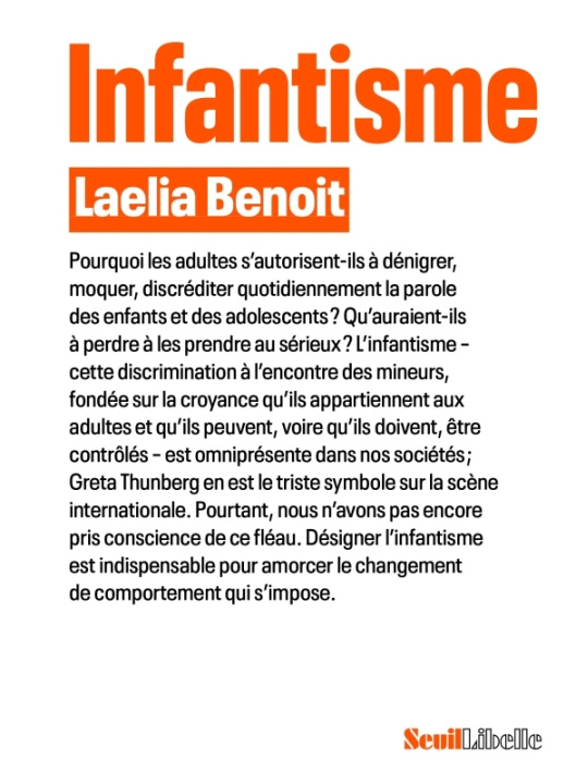 Knjiga Infantisme Laelia Benoît