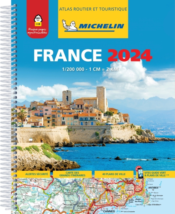 Knjiga Atlas routier France 2024 (A4 Spirale) 