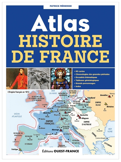 Carte Atlas de l'histoire de France 