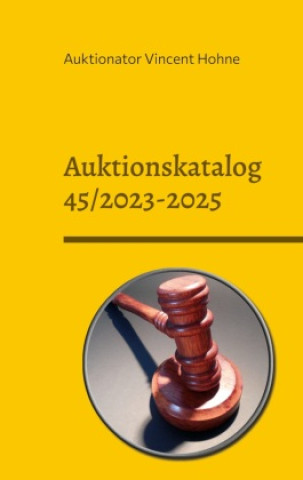 Kniha Auktionskatalog 45/2023-2025 