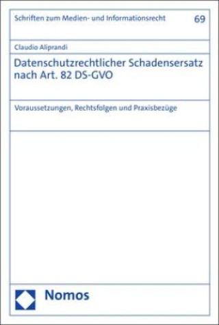 Książka Datenschutzrechtlicher Schadensersatz nach Art. 82 DS-GVO Claudio Aliprandi