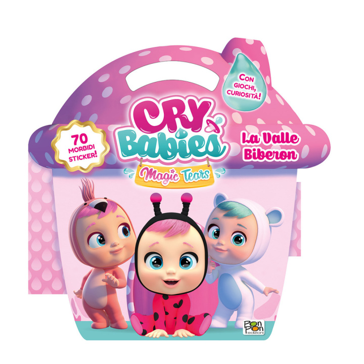 Książka valle Biberon. Cry babies. Puffy sticker 