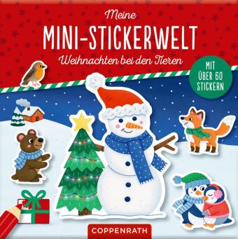 Hra/Hračka Meine Mini-Stickerwelt - Weihnachten bei den Tieren Ruby Warnecke