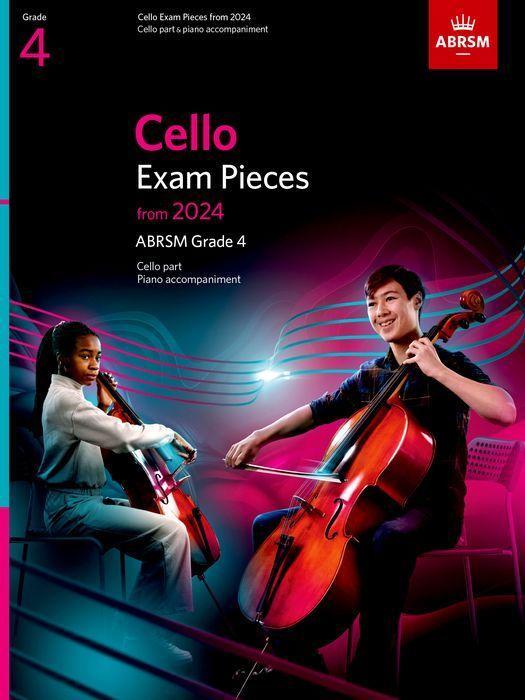 Tiskanica Cello Exam Pieces from 2024, ABRSM Grade 4, Cello Part & Piano Accompaniment (Unknown Book) 