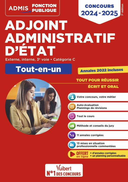 Kniha Concours Adjoint administratif d'État - Catégorie C - Tout-en-un Herbaut
