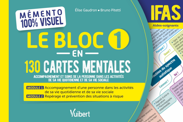 Könyv Mémento 100% visuel - Le Bloc 1 en 130 cartes mentales - IFAS Gaudron