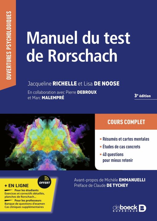 Kniha Manuel du test de Rorschach De Noose