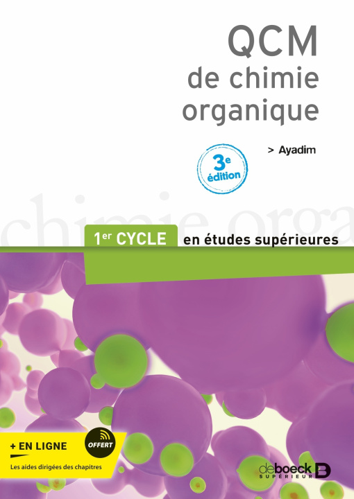 Kniha QCM de chimie organique Ayadim