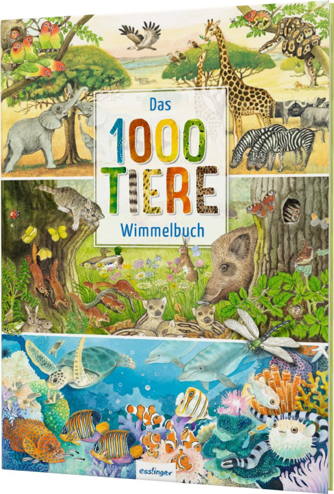Kniha Das 1000 Tiere-Wimmelbuch Christine Henkel