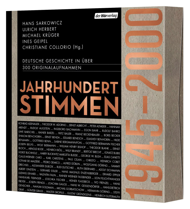 Digital Jahrhundertstimmen - Deutsche Geschichte in Originalaufnahmen 1945 bis 2000 Ulrich Herbert