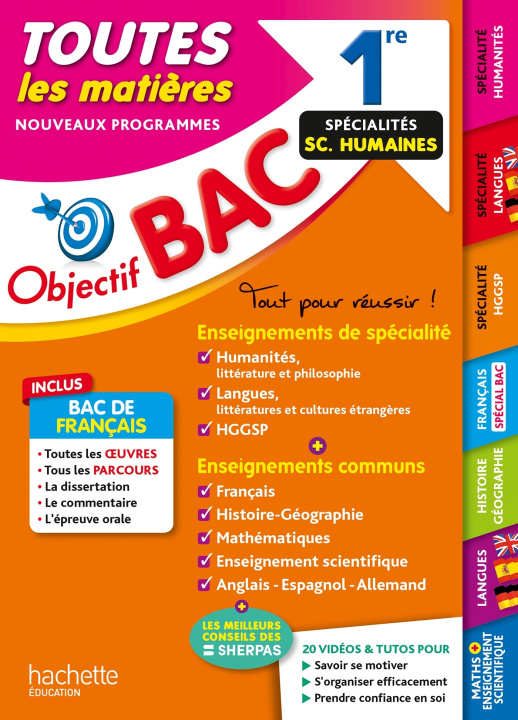 Książka Objectif Bac 2024 - 1re Spécialités Sciences humaines Toutes les matières Laurence Teper