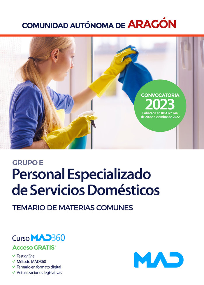 Knjiga PERSONAL ESPECIALIZADO SERVICIO DOMESTICO GRUPO E 7 EDITORES